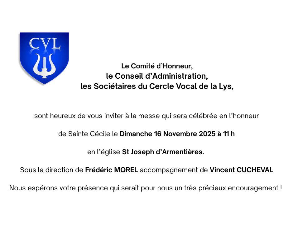 Sainte Cécile 2025